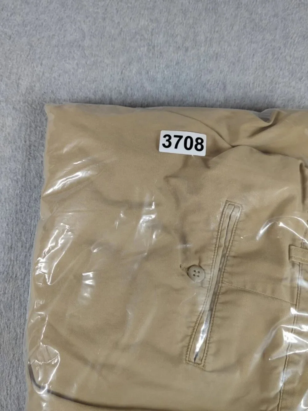 Polo Ralph Lauren Pants Mens 38x32 (Actual 37x30) Tan Pleated Front Cuffed Chino